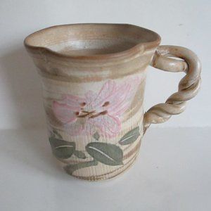 Vintage Ceramic Cherry Blossom Decorative Cup